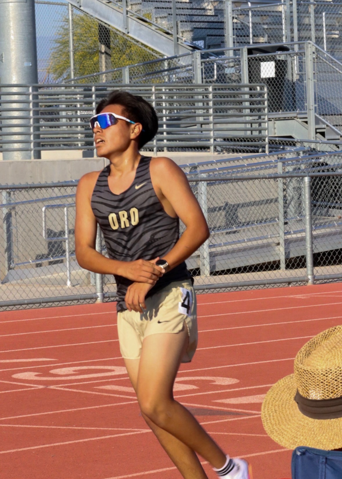 Distance runner mid-stride